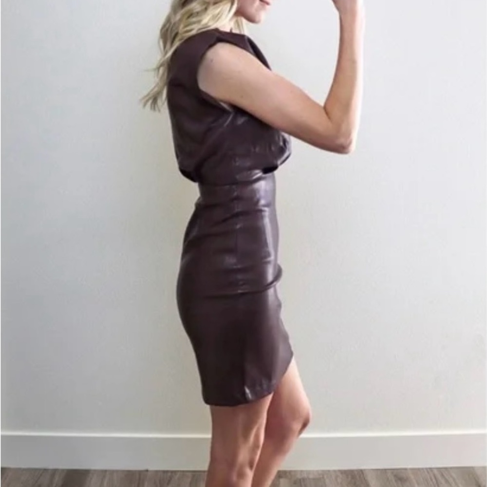 bishop + young Chocolate Mini Dress